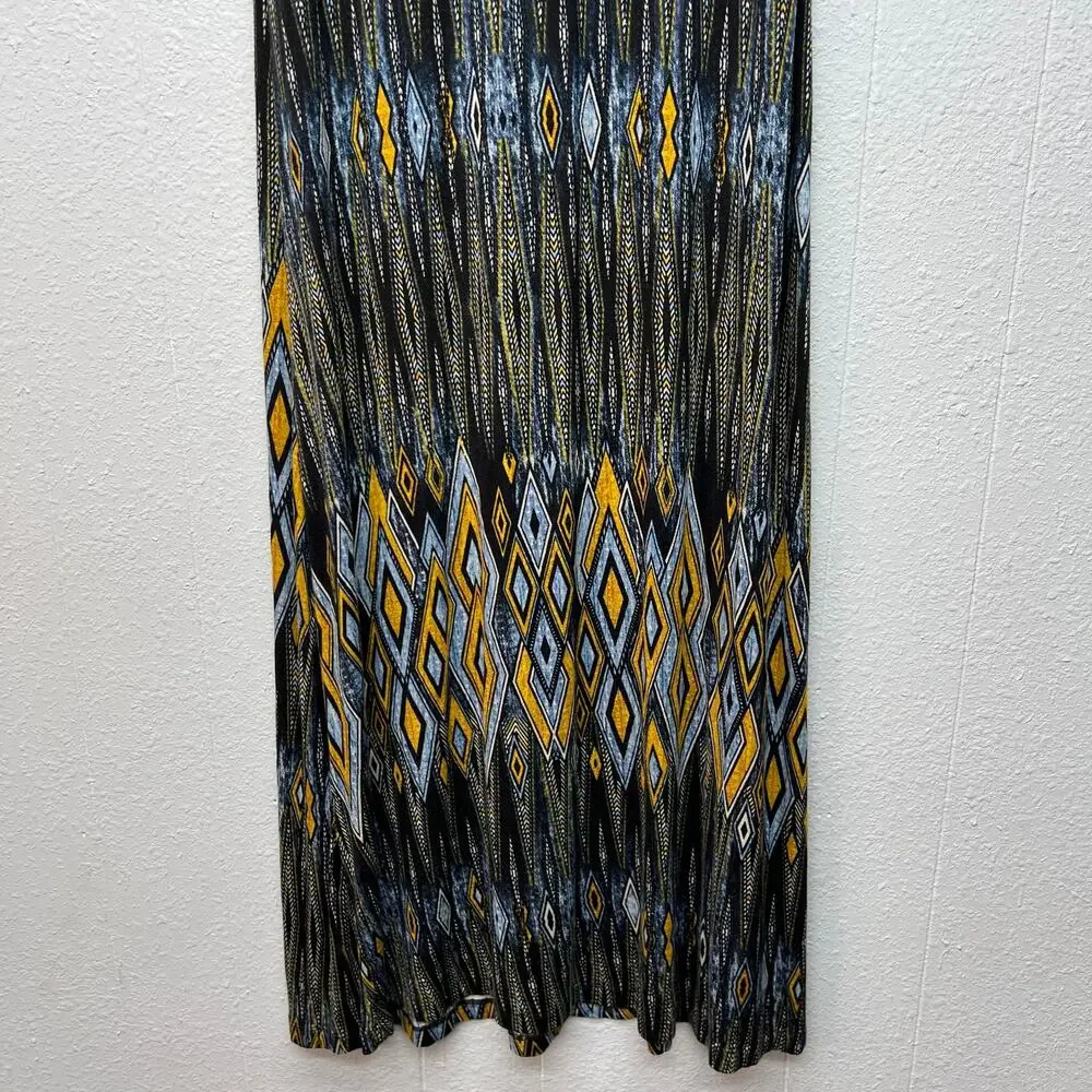 Dna Couture Maxi Skirt Womens Medium Dark Forest Boho Tribal Hippie Party Event